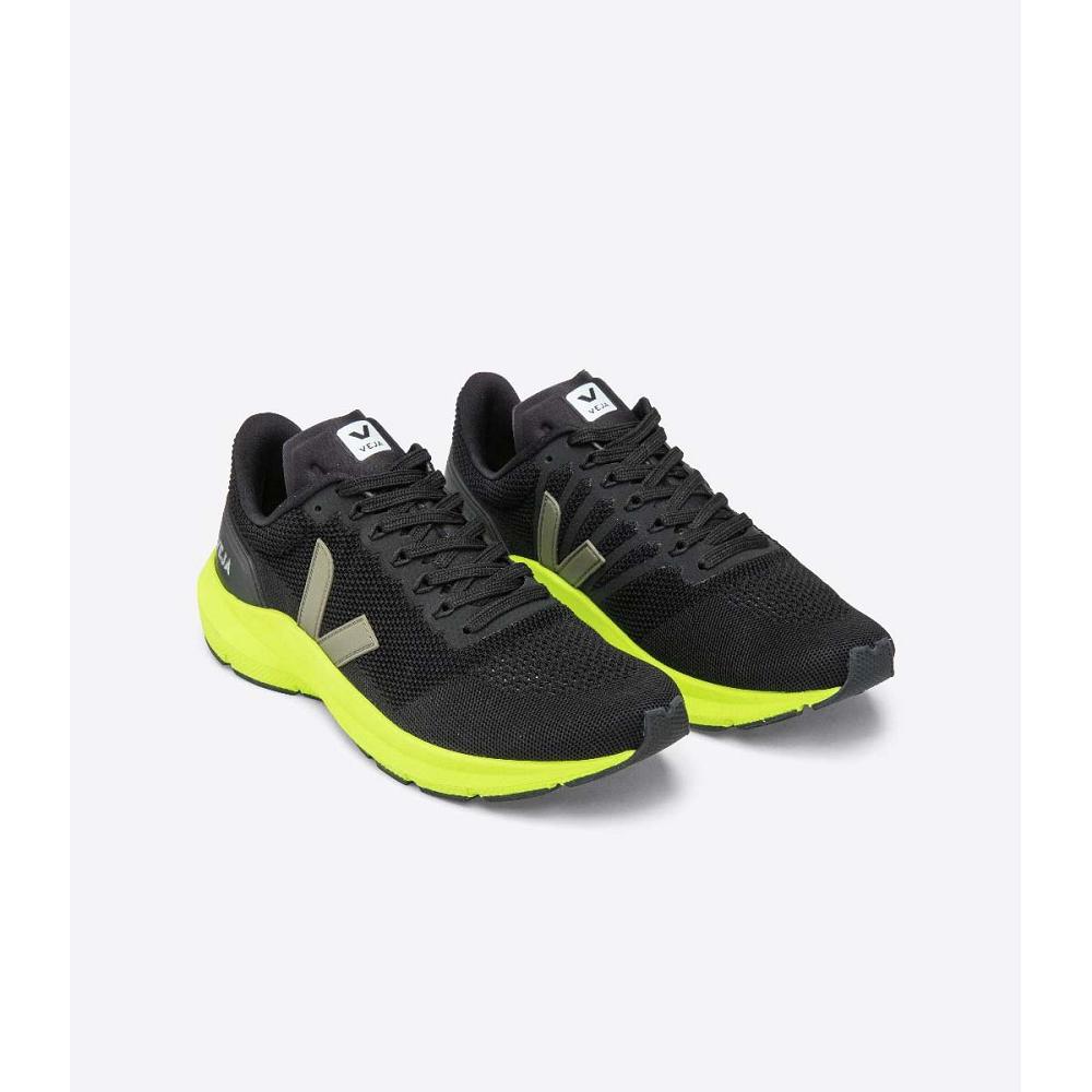 Veja MARLIN LT V KNIT Men's Running Shoes Black | CA 139RVD